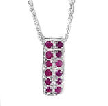 Ruby Bar Pendant - Click Image to Close